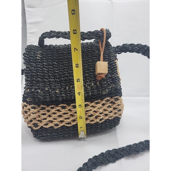 Vintage Esprit woven jute Crossbody Bag - Picture 6 of 6